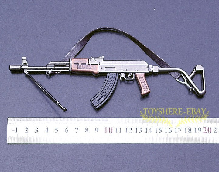 TOY 1:5 1/5 GUN CHINA  ARMY TYPE 81 Gun AK47  Folding submachine gun Key chain