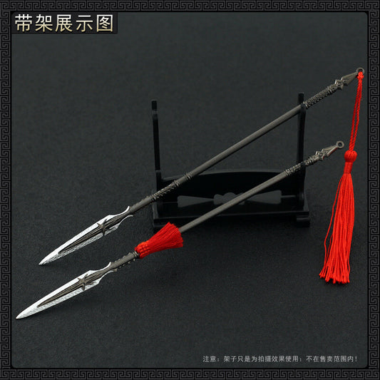 TOY 1/6 1:6 chinese sword SPEAR cold weapon three kingdoms knight katana Metal