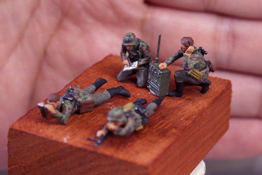1/72 TANK 1:72 WW2 Germany Reconnaissance Team soldiers  battlefield5 ZVEZDA