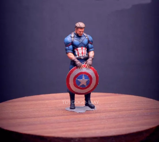 3D PRINT 1/64 figure cool man USA SOLDIER Captain   1:64 CAR street stand