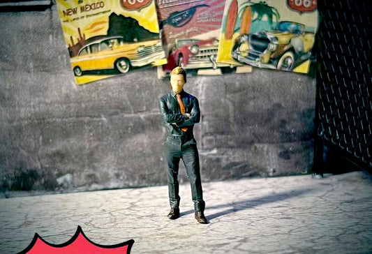 1/64 3d print FIGURE Gangs cool man fit 1:64 car Street