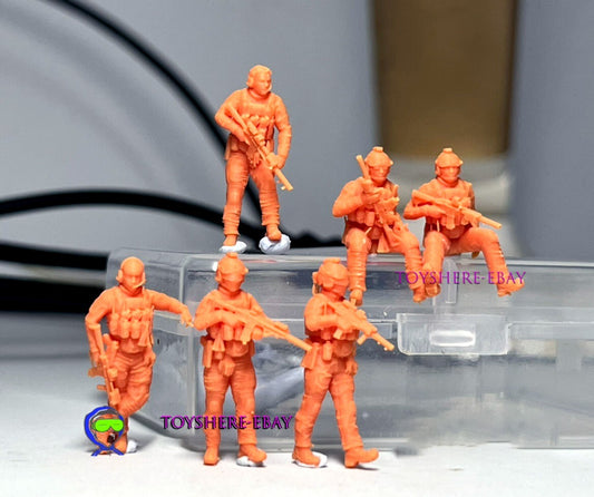 1/72 1/48 Battlefield soldier US Army Blackwater Mercenaries 6pcs Person Resin