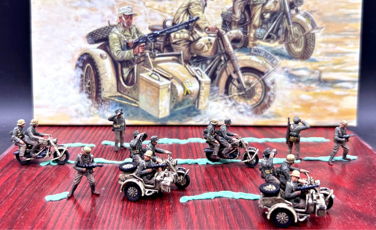 WW2 1/72 TANK 1:72 figure Germany artillery Soldiers Afrika Korps ZVEZDA Diorama