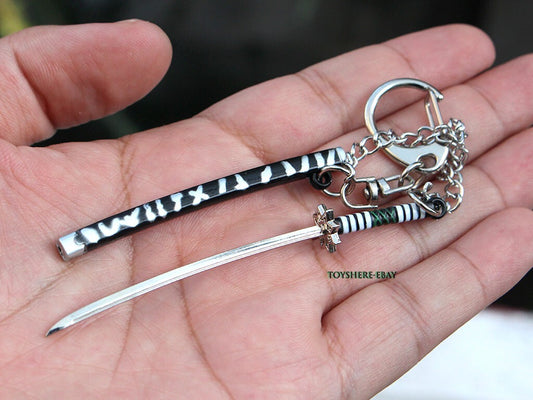 mini Samurai sword Demon ¤·¤ʤº¤¬¤ï ¤µ¤ͤß weapon metal  keychain toy gift 9CM 1/12