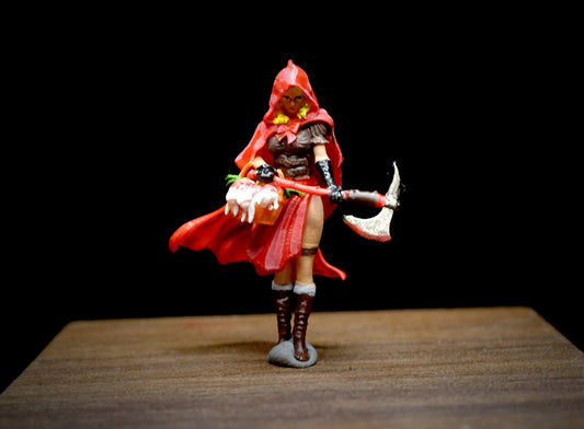 1/43 1/64 figure COOL girl Red revenge Hood EVIL fit 1:64 car Diorama
