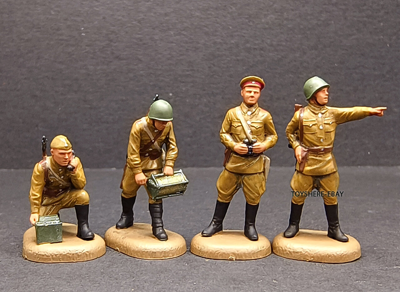 1/72 TANK 1:72 WW2 Russian military  Command soldiers  toy totalwar