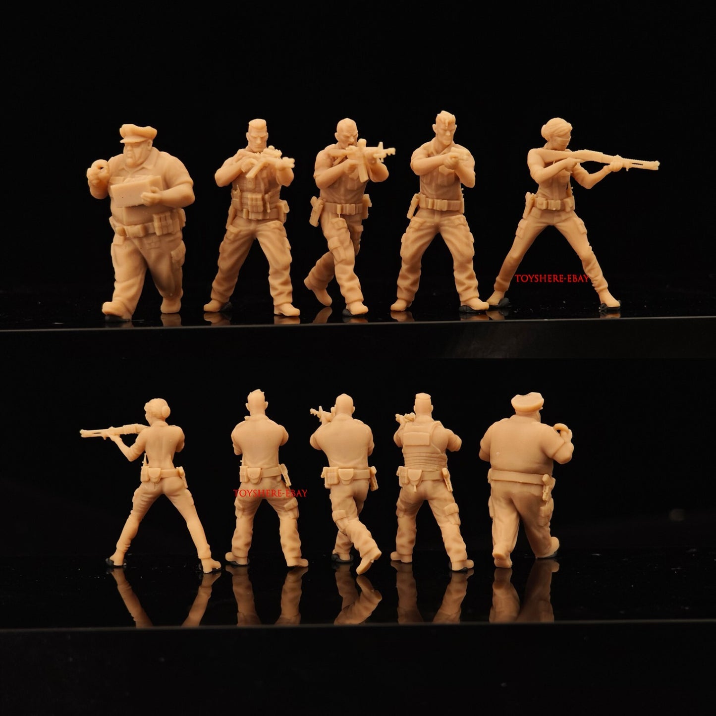 1/72 1/48 FIGURE 5PCS POLICES  Battlefield 5 diorama