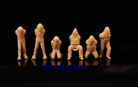 TOY 1/72 1/48 6PCS  Hostages in Kidnapping Incident