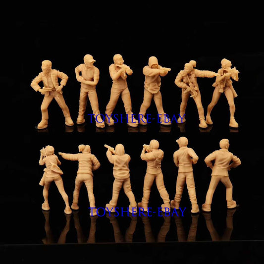 1/72 1/48 Armed Survivors Apocalyptic Rendezvous Firefight & Resource Scramble 6PCS