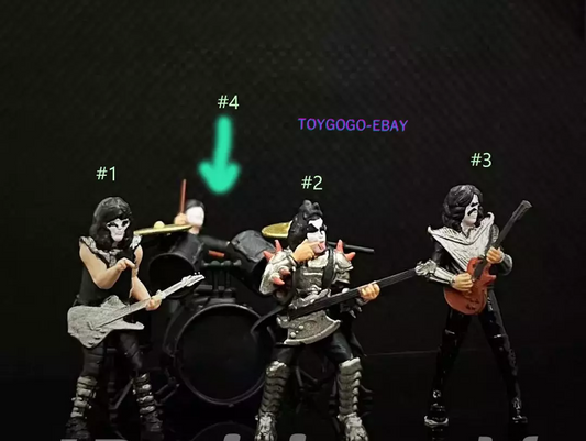 3D PRINT TOY 1/64 figure rock and roll band fit 1:64 car mini sand street