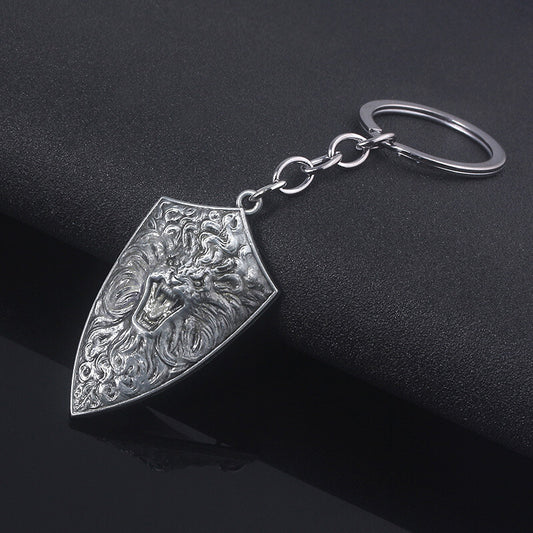 Silver Eagle  Shield Mini shield Dark Souls  knight sword metal KeyChain vampire