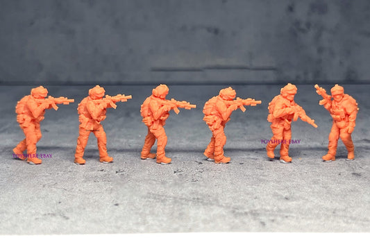 1/72 1/48 FIGURES  Russian Army Spetsnaz 6pcs SOLDIER Resin Militarily Model