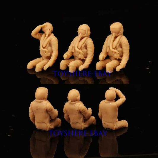 TOY 1/72 1/48 Set of Modern NATO US Air Force Pilots Commanders 3PCS
