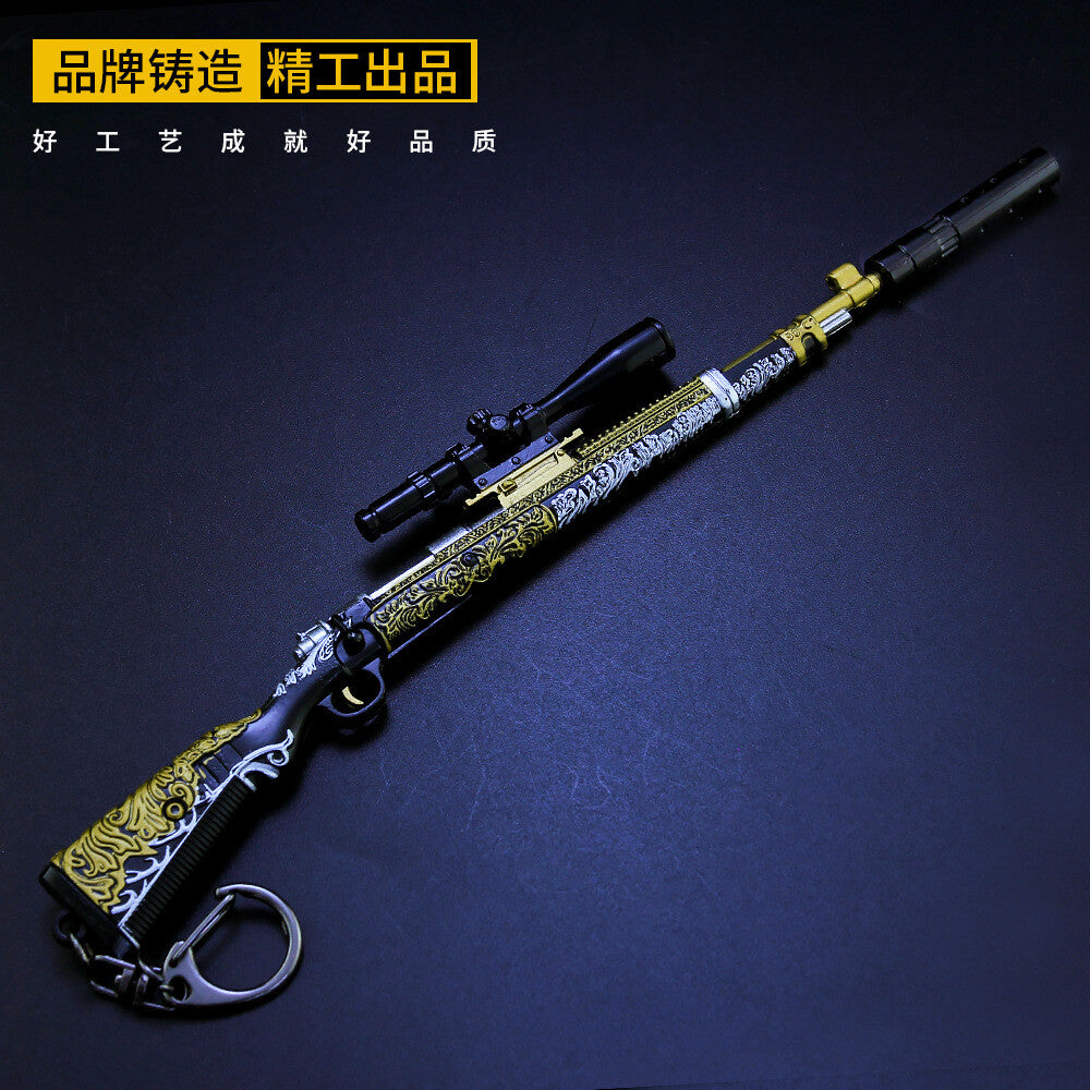 1/6 1:6 98k Sniper gun Throwback US BattleField4  Metal 18cm