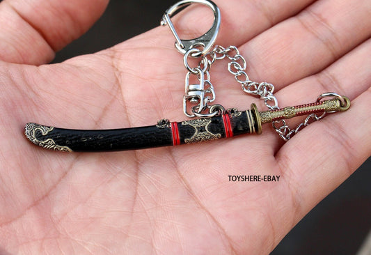 1/12 nice GIFT toy mini china blade Sword three Kingdoms Key chain 9cm