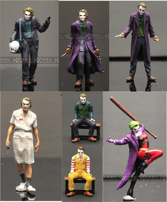 1/64 The killing Joker jacket 3D Print people TOY  fit 1:64 car mini sand