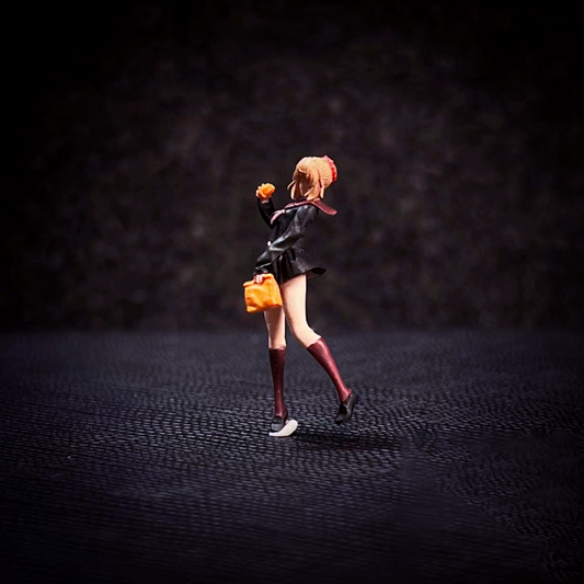 3D PRINT 1/64 lovely cute shopping  sexy girl fit 1:64 CAR street diorama