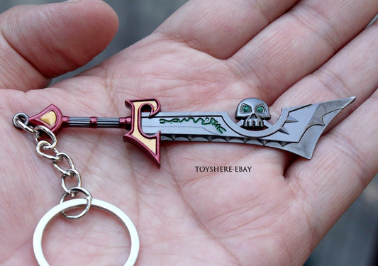 Mini TOY  Sword Corrupted Ashbringer  wow  full metal toy gift 9cm 1:12