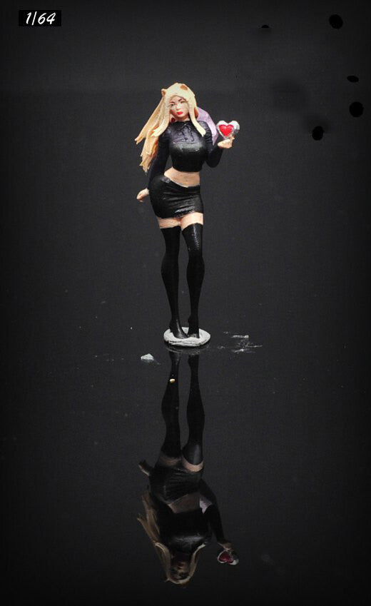 3D PRINT 1/64 sexy girl KDA LOL HOT MODEL star 1:64 CAR street