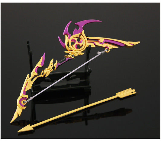 toy 1:6 1/5 weapon long bow Genshin Three kingdoms sword metal 22cm totalwar