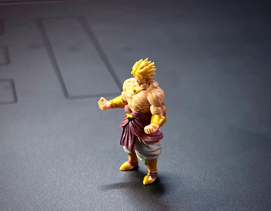 3D PRINT 1/64 figure Super Saiyan one model  1:64 CAR street