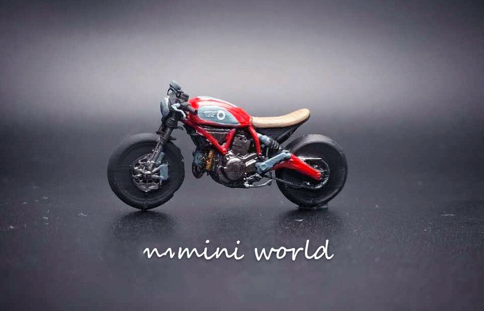 3D Print 1/64 figure motorcycle MOTORBIKE fit 1:64 car Mini Sand Hand painted