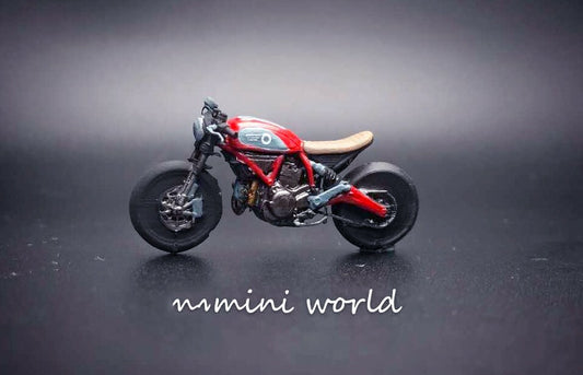 3D Print 1/64 figure motorcycle MOTORBIKE fit 1:64 car Mini Sand Hand painted