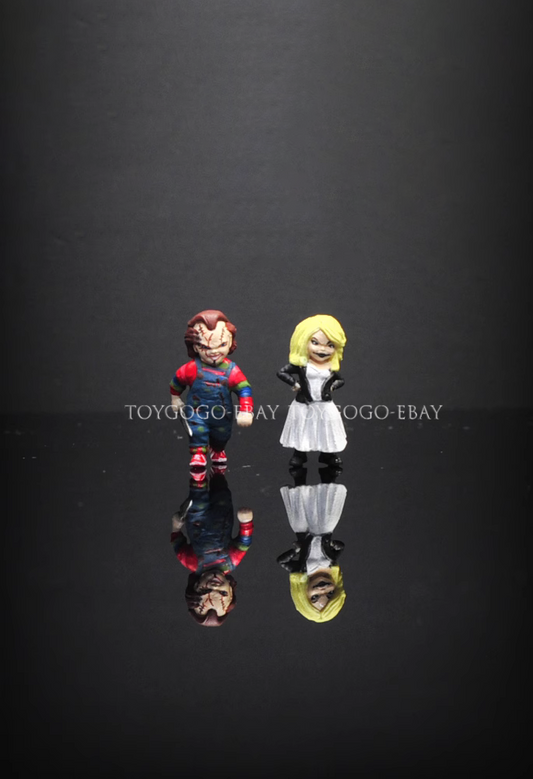 3D PRINT 1/64 painted killer Chucky  FIT 1:64 CAR street diorama