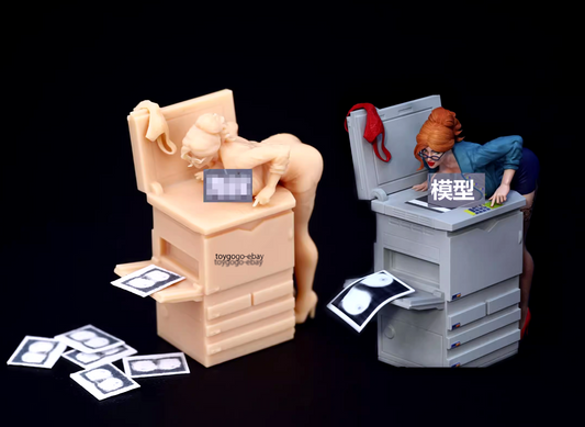 3D PRINT 1/64 unpainted SEXY Female Secretary office girl fit 1:64 car street