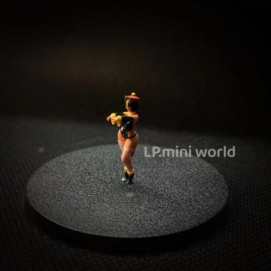 3D PRINT 1/64 TV sexy girl zombies chinese jiangshi ½©ʬ fit 1:64 CAR street