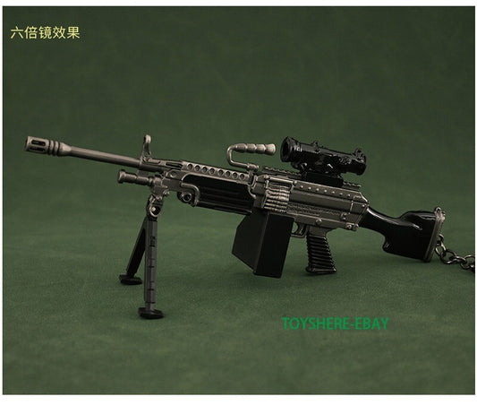1/6 1:6 TOY M2FOUR9 SAW machine gun BattleField4 Battleground FULL Metal 7inch