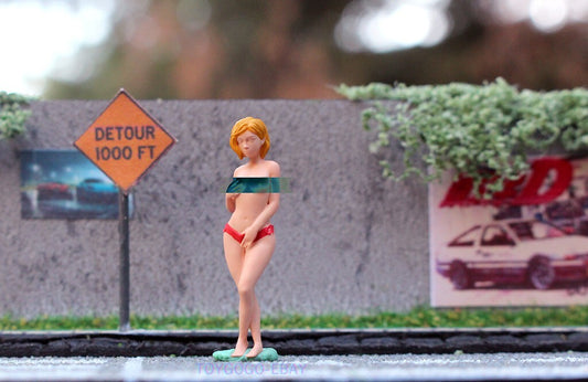 1/64 figure sexy girl allure model Miniatur?fit 1:64 car street diorama IN STOCK