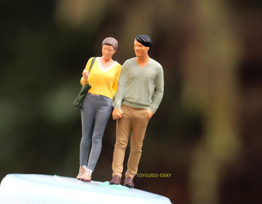 3D PRINT 1/64 romantic lovers fashion  fit 1:64 car street in STOCK
