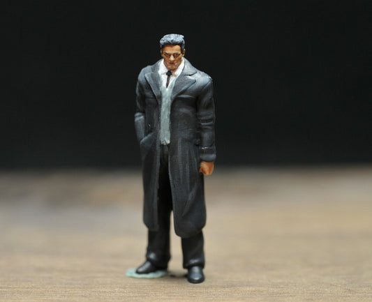 1/43  1/64  figure Dark Knight Bruce fit 1:64 street car stand Diorama