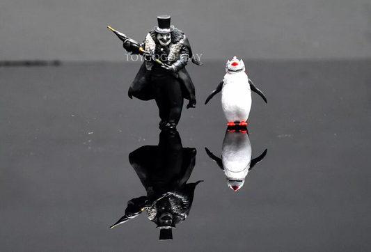 3D PRINT 1/64 Penguin DC  fit 1:64 car street stand