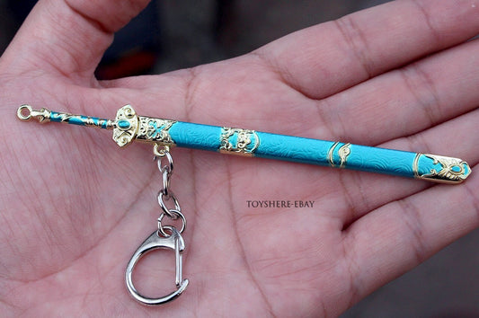 HOT ANIME mini sword Breaking the sky  ֥ܿ½£ metal key chain toy gift 12cm 1:12 ¶·ÆÆ