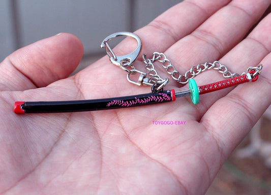 mini ¤«¤ޤÉ ¤ͤº¤³ ¶[¶¹×Ó Samurai sword weapon metal keychain toy gift 9CM 1/12 GR