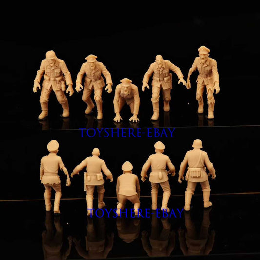 TOY 1/72 1/48 5pcs  Germany  zombie soldiers World War II  Force Commanders