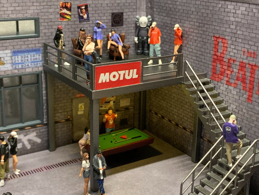 TOY 1/64 street people sexy girl beach accessories mini sand diorama figure