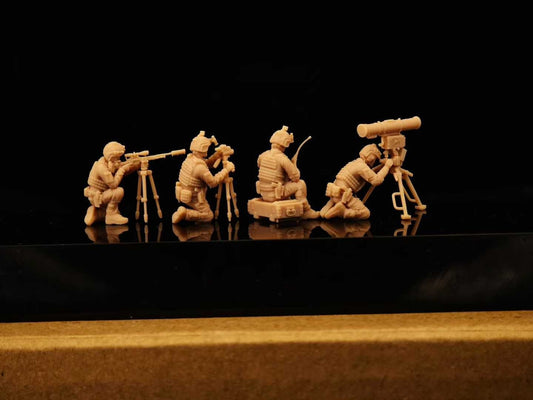 TOY 1/72 1/48 RUSSIAN SSO POLICE SOLDIERS Commanders 4PCS