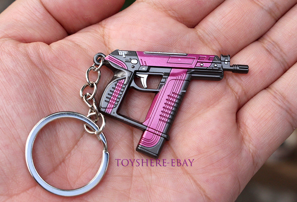 TOY VALORANT Vintage Steam Powered Gun BattleField metal keychain gift