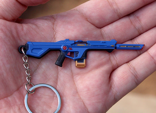 Mini gun VALORANT Phantom - Arcade Gaming M4 Metal keychain toy 9cm 1/12