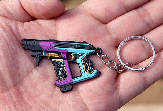 Mini gun VALORANT Frenzy Slay - Electric Illusion Metal keychain toy 5cm 1/5
