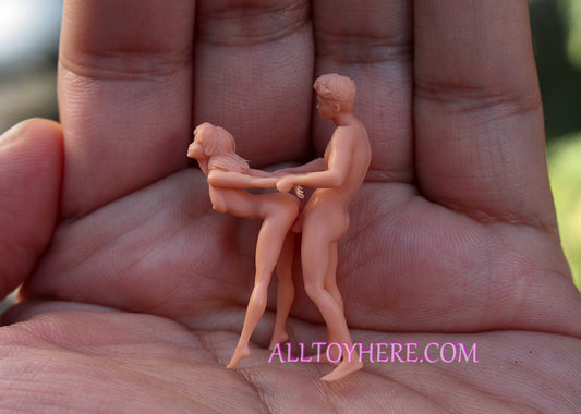 MINIATURE 1/64 1/43 figure unpainted model SEXY girls fit 1:64 car Diorama #3 NSFW