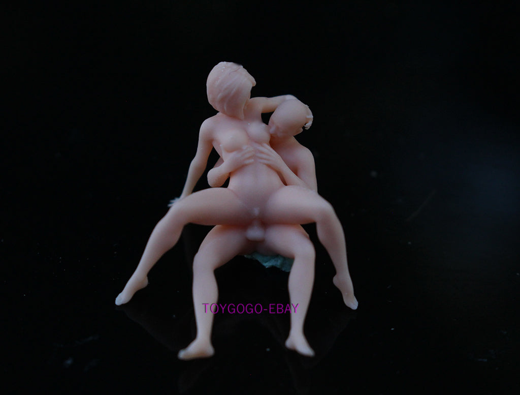 MINIATURE 1/64 1/43 figure unpainted model SEXY girls fit 1:64 car Diorama #4 NSFW