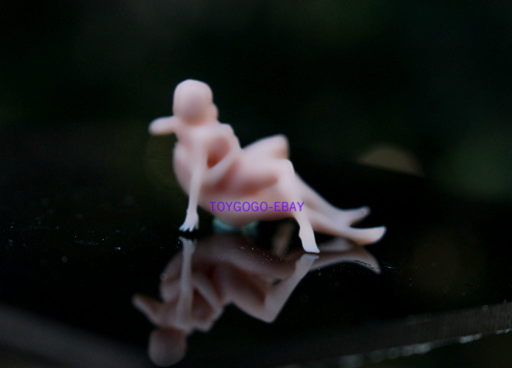 MINIATURE 1/64 1/43 figure unpainted model SEXY girls fit 1:64 car Diorama #4 NSFW