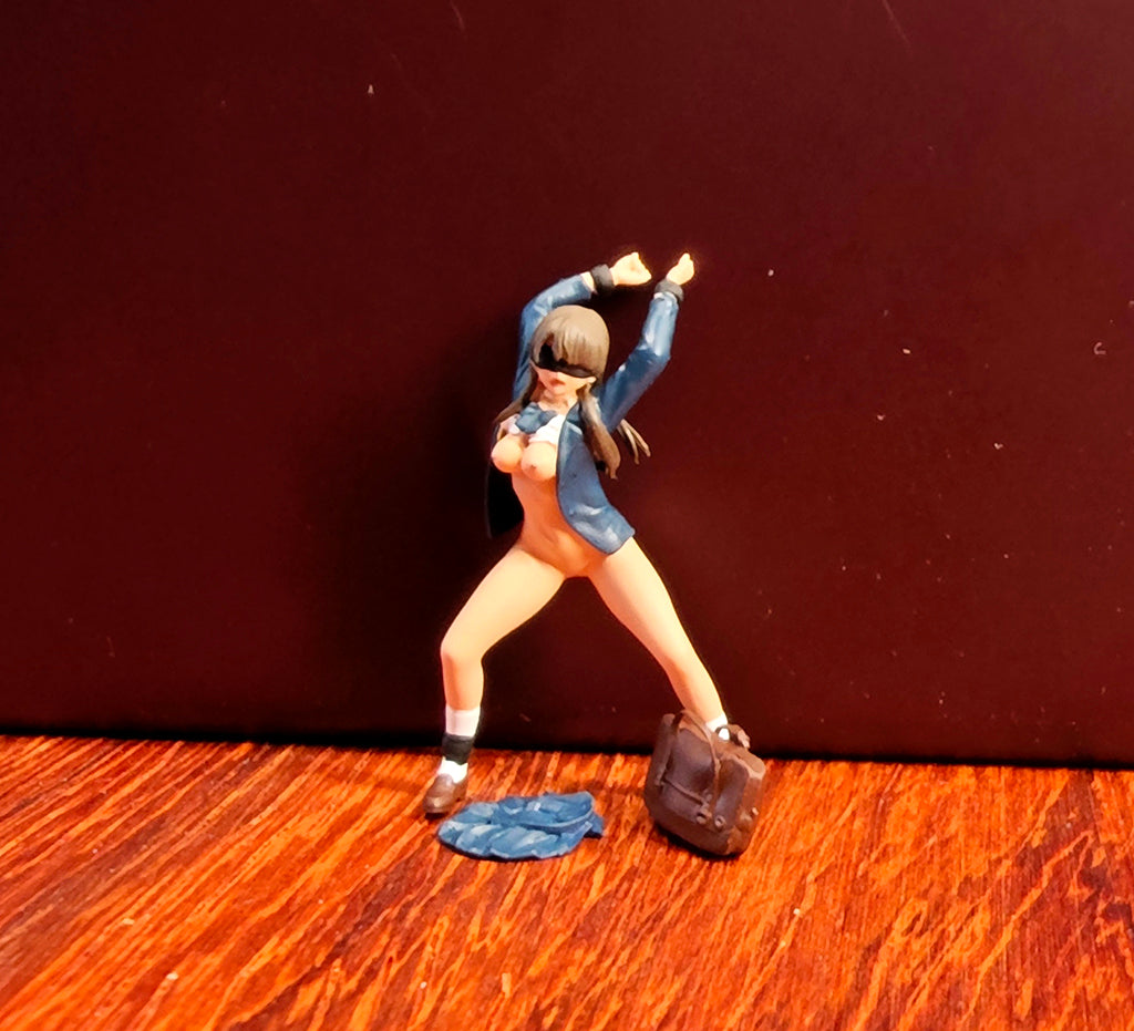 1/43  1/64  figure sexy girl Bunny Girl fit 1:64 street car stand