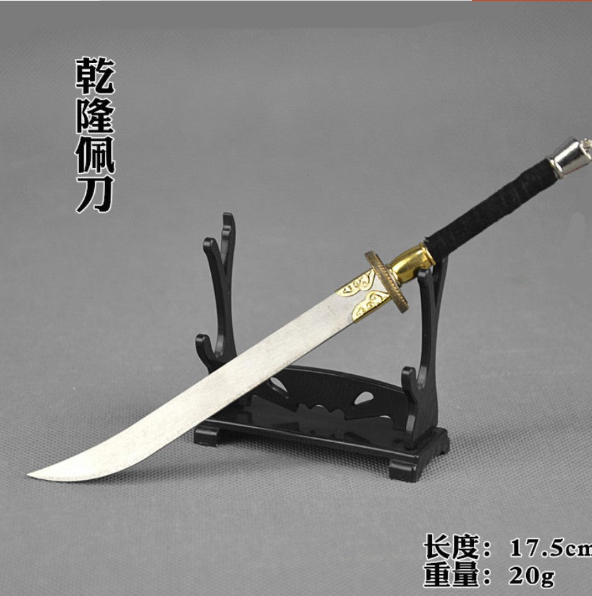 TOY 1/6 1:6 chinese sword cold weapon three kingdoms knight katana Metal soldier