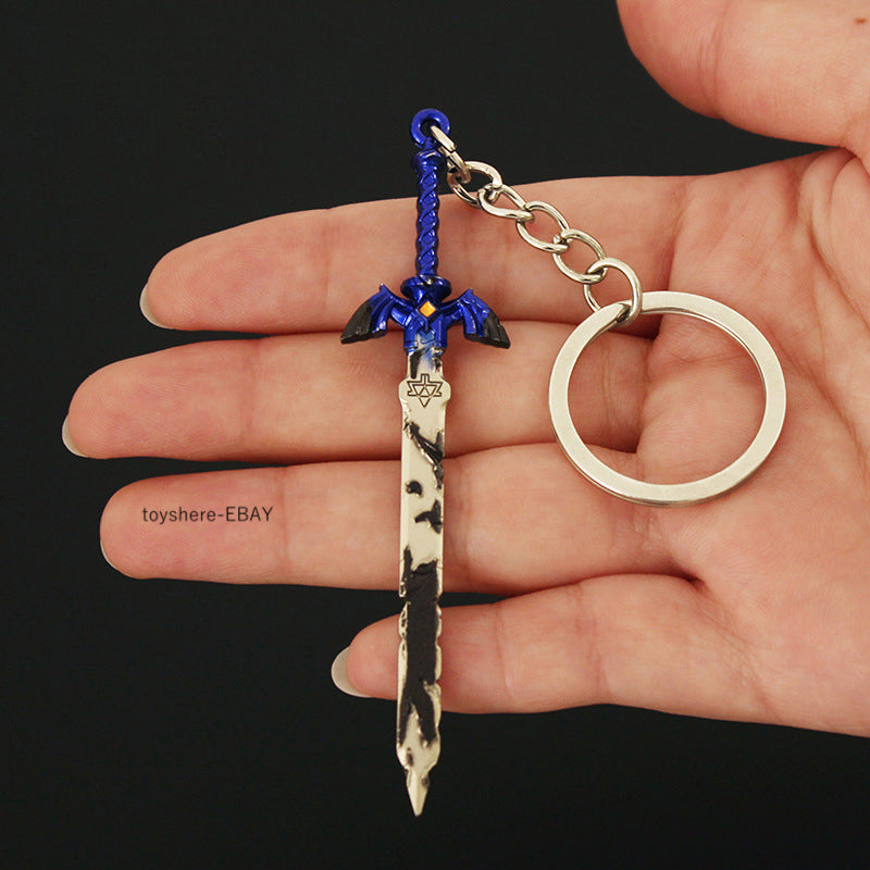 1/12 TOY mini swords ONE PIECE  Katana Zoro key chain 9cm