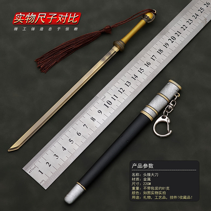 1/5 Scale  full metal Sword Metal Mini Sword Model 22CM